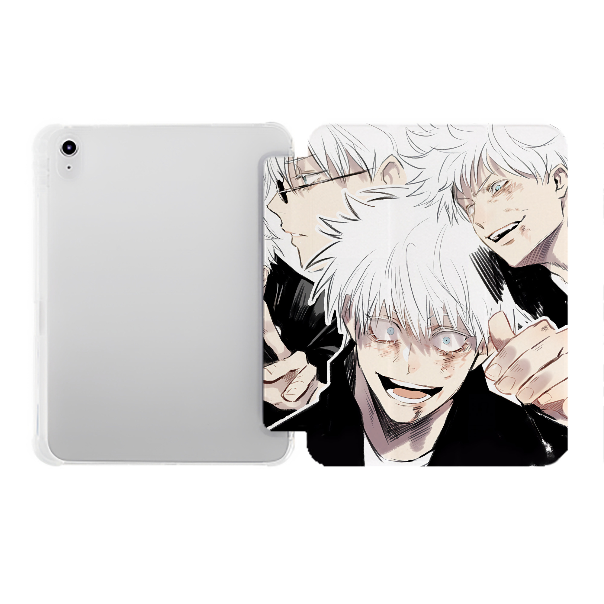 （画像用） SPY×FAMILY间谍家家酒 IPad ケース ペン収納付き 三つ折りスタンド PUレザー×シリコン 対応機種9.5/10.5/10.9インチ